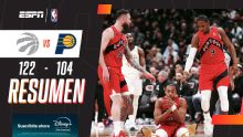 Con categoría, los Raptors se impusieron por 122-104 ante los Pacers