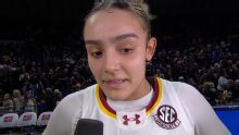 Tessa Johnson describes South Carolina's mentality in win vs. LSU