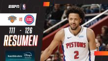 Cuarta victoria consecutiva para los Pistons que sigue en lo alto de su Conferencia
