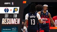 ¡Los Wizards hicieron valer la localía y volvieron a vencer a Indiana!