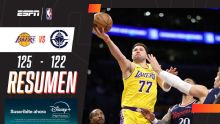 Luka Doncic brilló en la victoria de los Lakers sobre los Clippers