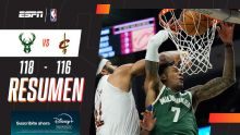 Con lo justo, Milwaukee venció a Cleveland