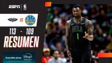 ¡New Orleans sufrió, pero venció a Warriors e hilvanó su segundo triunfo al hilo!