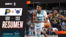 Los Hornets le ganaron a los Pacers y sumaron su tercer triunfo al hilo