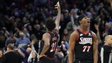 Tyrese Maxey breaks 76ers record for 3-pointers as Philadelphia beats Miami Heat 124-117