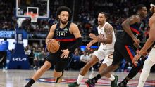 Pistons outlast short-handed Cavaliers 122-119 in OT after blaring horn delay
