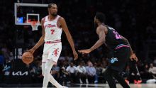 Adebayo scores 24, Larsson adds 20 and Heat hold off Rockets, 115-105