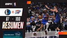 Oklahoma cumplió con la lógica y se quedó con la victoria por 100-87 en su visita a Dallas