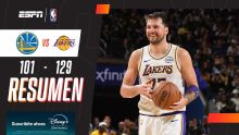 ¡Doncic sonrió en su cumpleaños y encabezó el triunfo de los Lakers ante los Warriors!