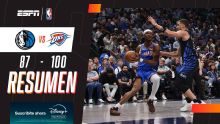 Oklahoma cumplió con la lógica y se quedó con la victoria por 100-87 en su visita a Dallas