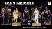 Los 5 de la semana en la NBA