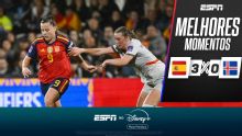 Golaço de Clàudia Pina, primeiro gol de Edna Imade pela Seleção Espanhola e mais: VEJA melhores momentos