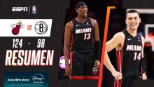 ¡Contundente victoria del Heat ante Brooklyn en Miami!