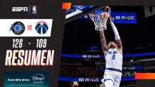 ¡Con el brillo de Banchero, el Magic venció a los Wizards en Orlando!