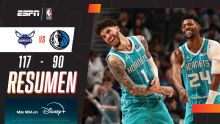 Charlotte se impuso ante Dallas y estiró su buen momento en la NBA