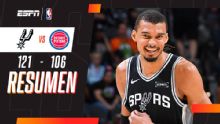 38 puntos de Wembanyama y victoria de San Antonio contra Detroit