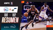 En un partido muy ajustado, Philadelphia 76ers derrotó Utah