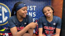Ole Miss' Powe hits teammate Thompson with postgame questions