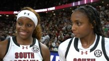 Best friends Johnson, Latson reflect on Gamecocks chemistry in win