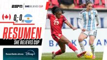 Argentina hizo un buen partido ante Canadá y cayó en penales