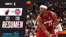 ¡Tyler Herro y Bam Adebayo lideraron la victoria del Heat contra Pistons!