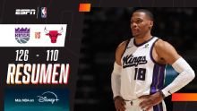 ¡Los Kings vencieron a los Bulls con un partidazo de Russell Westbrook!