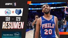 ¡Payne lideró la contundente victoria de los Sixers ante Memphis!