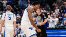 Highlight: 9-seed Kentucky eliminates 16-seed LSU to open SEC tourney