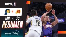 Devin Booker brilló y Phoenix venció a Indiana