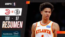 ¡Atlanta superó a Brooklyn y estiró su invicto en la NBA!