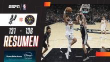 Denver dio vuelta un partido increíble ante Spurs