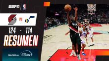Portland venció 124-114 a Utah y sigue en la lucha por el 9º lugar del Oeste