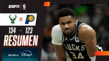 ¡Los Bucks vencieron a los Pacers con el poderío de Antetokounmpo!