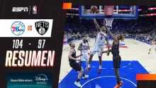 Philadelphia cumplió con la lógica y se impuso 104-97 sobre Brooklyn