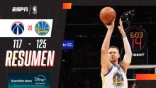 Kristaps Porziņģis lideró a las Warriors a una nueva victoria, esta vez fue ante los Wizards