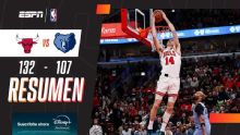 Chicago se hizo fuerte en casa y venció por 132-107 a Memphis