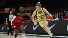 Sami Whitcomb catches fire as Australia top Canada