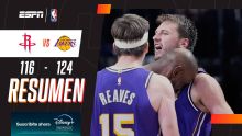 Los Lakers se hicieron fuertes en su visita a Houston y festejaron el triunfo por 124-116
