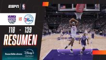 V. J. Edgecombe la rompió en la victoria de Philadelphia ante Sacramento