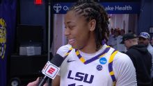 Mikaylah Williams beams after 58-point NCAA Tournament win for LSU