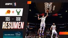 Milwaukee se impuso 108-105 sobre Phoenix