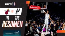 Los Spurs siguen en modo aplanadora: le ganaron a Miami Heat por 136-111