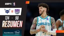 Cómodo triunfo de los Hornets ante los Kings por 134-90