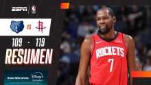 ¡Los Rockets volvieron al triunfo y le propinaron la quinta derrota seguida a Memphis!