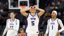 Marta Suarez and Olivia Miles lead TCU past Virginia 79-69 and into the women's Elite Eight