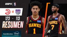 ¡Los Hawks pisaron fuerte en Atlanta y vencieron a Sacramento!