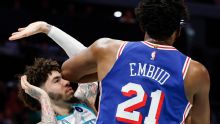 Embiid, George rally 76ers' to 118-114 win over Hornets, snap Charlotte's 5-game win streak