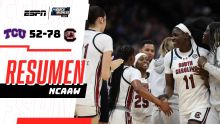 Carolina del Sur dominó y venció a TCU y avanzan al Final Four