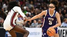 Edwards, Makeer power South Carolina past TCU 78-52 to reach the Final Four