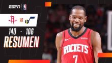 ¡Sin equivalencias! Los Rockets aplastaron 140 a 106 a Utah
